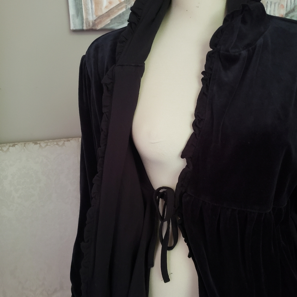 Jersey Velvet Robe/Jacket or Coat. - Picture 2 of 4